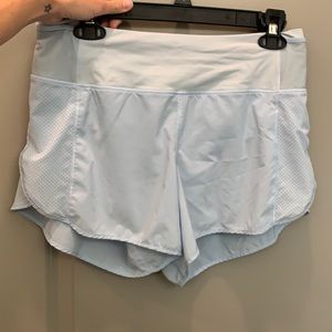 Light blue Lulu lemon high waisted shorts